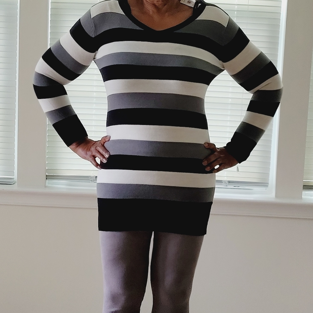 Chesley striped v-neck top